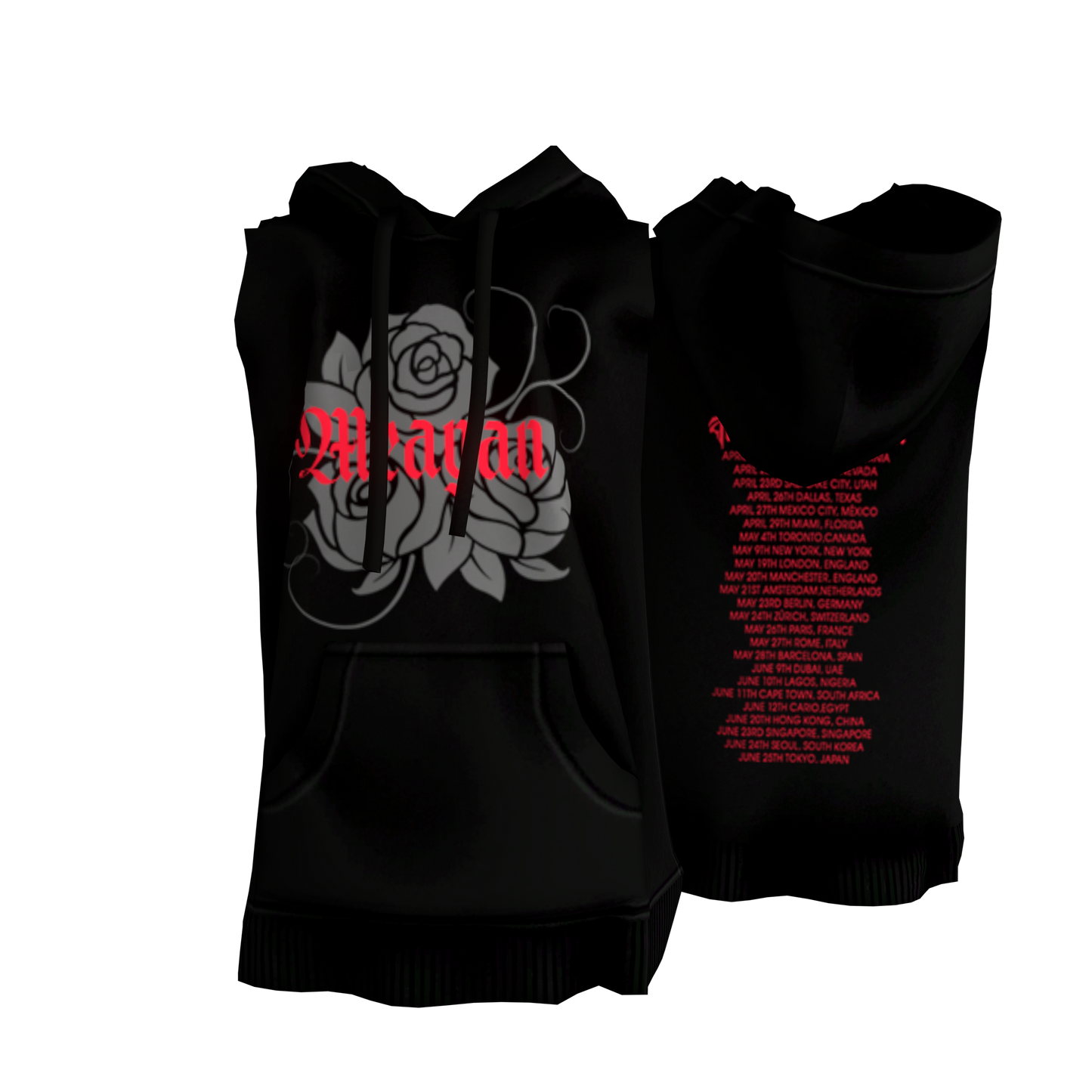 ROMANCE TOUR Sleeveless Hoodie for Kids